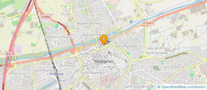 localisation de l'entreprise SCI LAUROP à PERPIGNAN