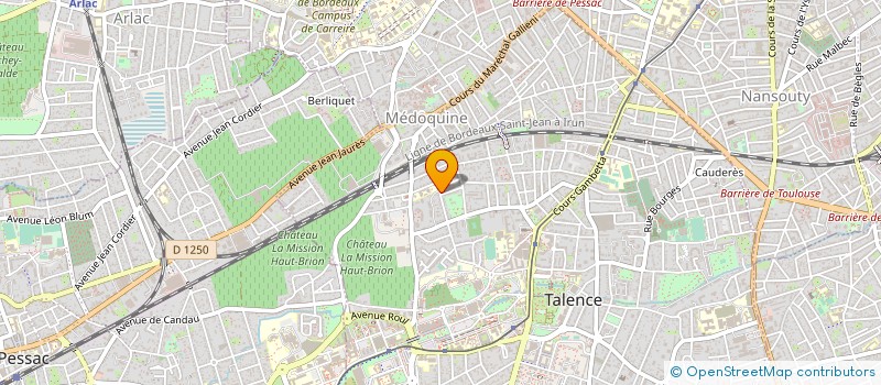 localisation de l'entreprise SCI LAUROU  TALENCE