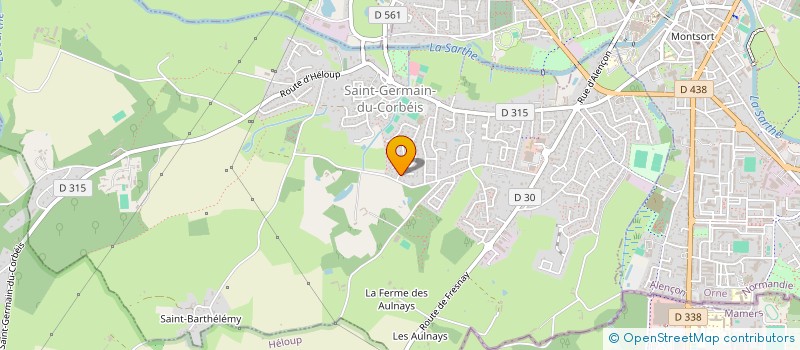 localisation de l'entreprise SCI LAURQUEN à SAINT-GERMAIN-DU-CORBEIS