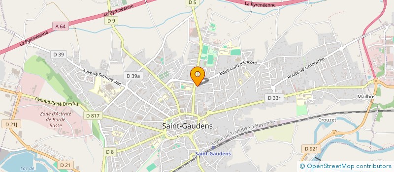 localisation de l'entreprise SCI LAURSAND à CAPBRETON