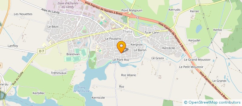 localisation de l'entreprise SCI LAURSTE  THEIX-NOYALO