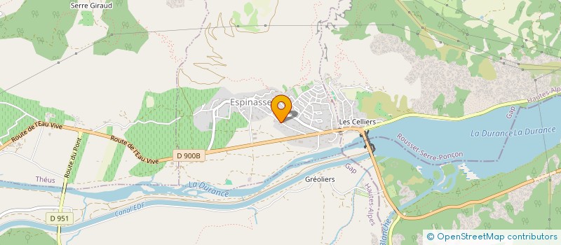 localisation de l'entreprise SCI LAURY  ESPINASSES