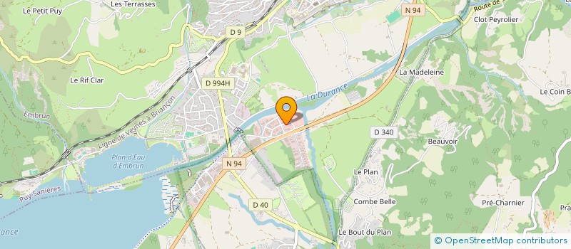 localisation de l'entreprise SCI LAURY  EMBRUN