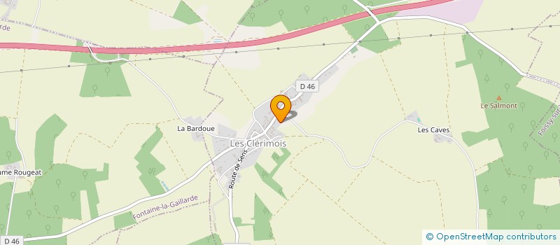 localisation de l'entreprise SCI LAURYENA-LYZIO  LES CLERIMOIS