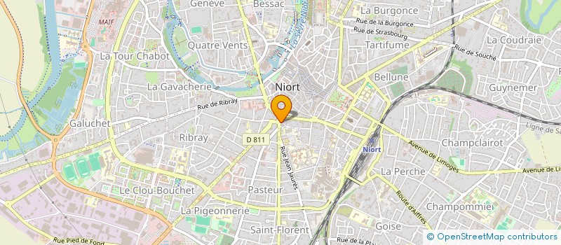 localisation de l'entreprise SCI LAURYL à NIORT