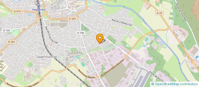 localisation de l'entreprise SCI LAURYNE  HAGUENAU