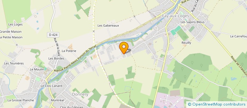 localisation de l'entreprise SCI LAURYXANE à FAY-AUX-LOGES