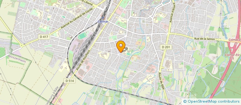 localisation de l'entreprise SCI LAUSABLO  COLMAR