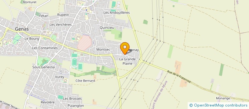 localisation de l'entreprise SCI LAUSAGUIL  GENAS