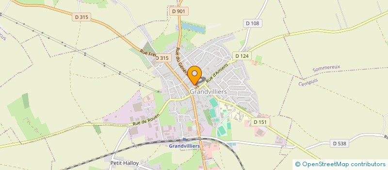 localisation de l'entreprise SCI LAUSAN  GRANDVILLIERS