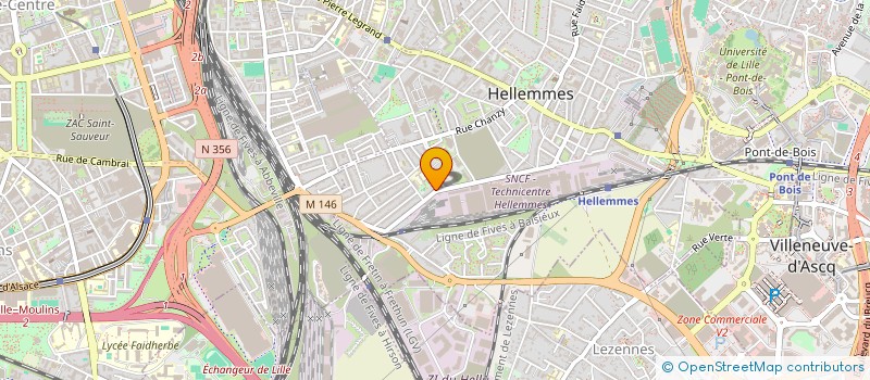 localisation de l'entreprise SCI LAUSAN à LILLE