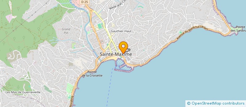 localisation de l'entreprise SCI LAUSEREI  SAINTE-MAXIME