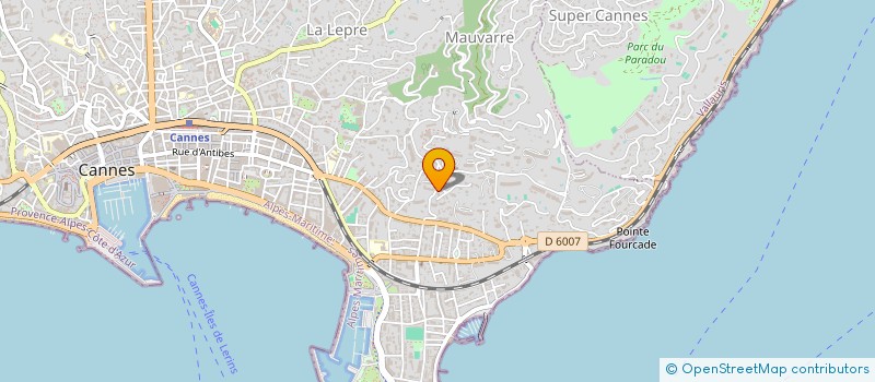 localisation de l'entreprise SCI LAUSTAN à CANNES
