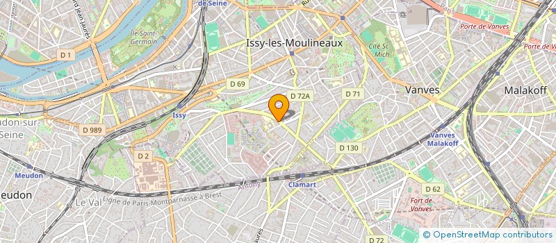 localisation de l'entreprise SCI LAUSTE à ISSY-LES-MOULINEAUX