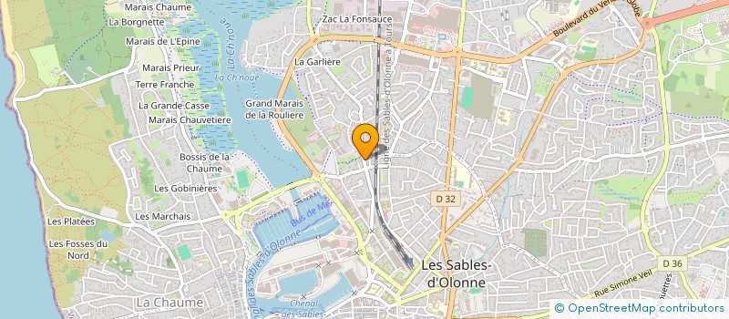 localisation de l'entreprise SCI LAUSY à LES SABLES D'OLONNE