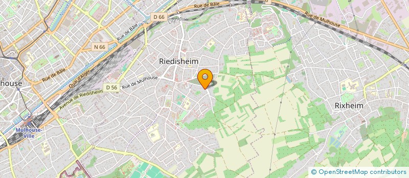 localisation de l'entreprise SCI LAUTERBOURG  RIEDISHEIM