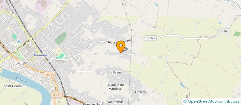 localisation de l'entreprise SCI LAUTHALIE  TONNEINS