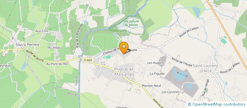 localisation de l'entreprise SCI LAUTHI  PRIGNAC-ET-MARCAMPS