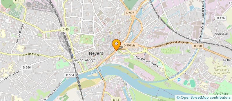localisation de l'entreprise SCI LAUTI à NEVERS
