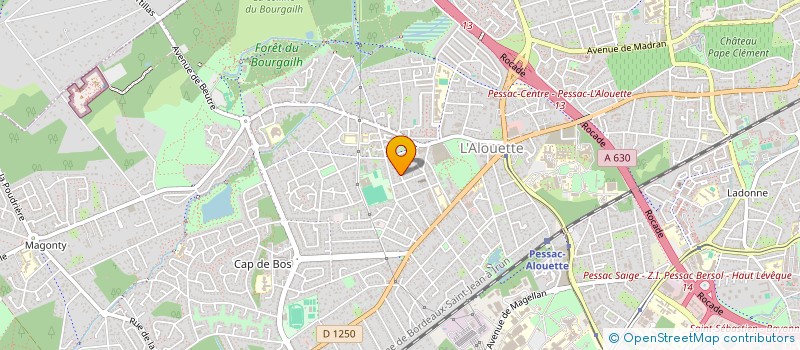 localisation de l'entreprise SCI LAUTRA  PESSAC