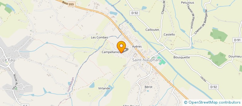 localisation de l'entreprise SCI LAUVAL  SAINT-NAUPHARY