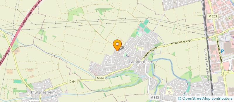 localisation de l'entreprise SCI LAUVAN  LAMPERTHEIM