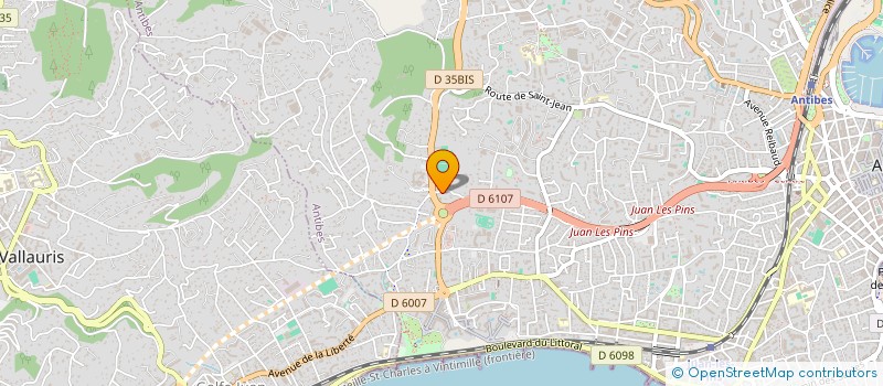 localisation de l'entreprise SCI LAUVERT à ANTIBES