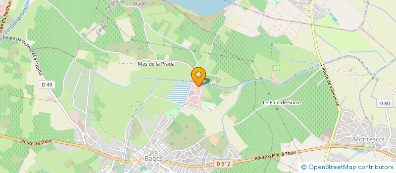 localisation de l'entreprise SCI LAUVIC  BAGES