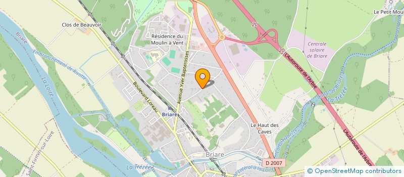 localisation de l'entreprise SCI LAUVIE à BRIARE