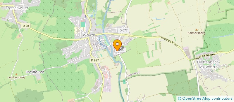 localisation de l'entreprise SCI LAUVIER  WRTH