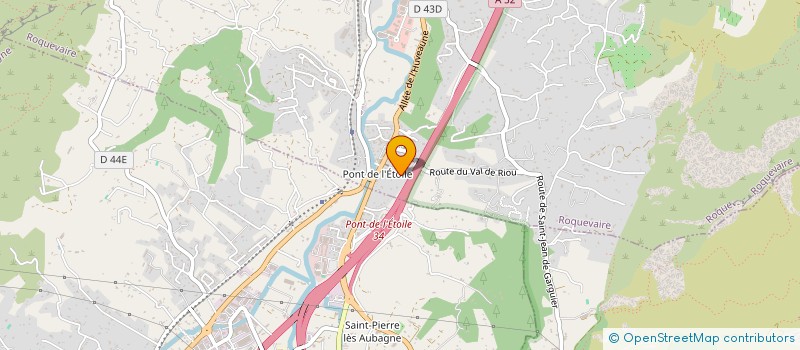 localisation de l'entreprise SCI LAUVY  ROQUEVAIRE