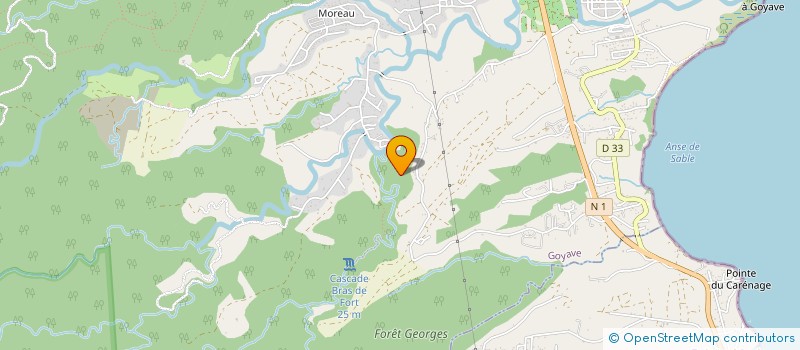 localisation de l'entreprise SCI LAUWEN  GOYAVE