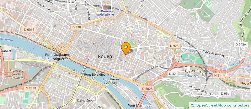 localisation de l'entreprise SCI LAUWIROB à ROUEN