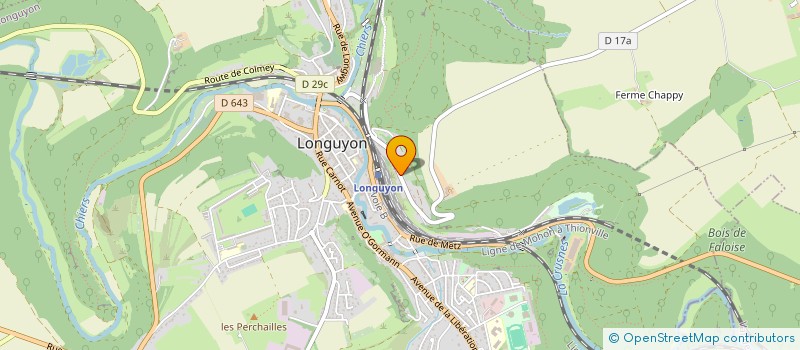 localisation de l'entreprise SCI LAUZA  LONGUYON