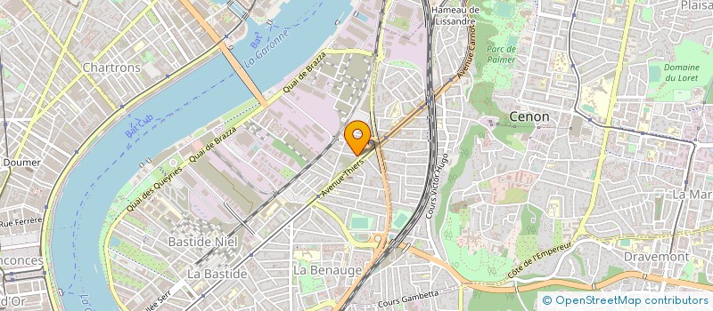 localisation de l'entreprise SCI LAUZAC  BORDEAUX