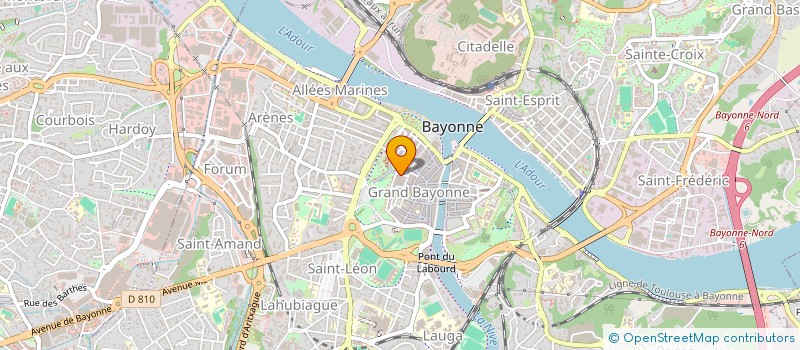 localisation de l'entreprise SCI LAVADAN ASPE à BAYONNE