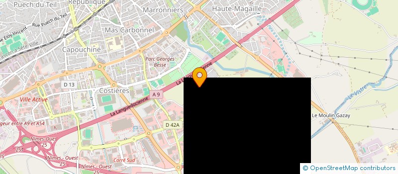 localisation de l'entreprise SCI LAVAGE DES MILLIAIRES  NIMES