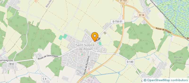 localisation de l'entreprise SCI LAVAILLE  SAINT-SULPICE-DE-ROYAN