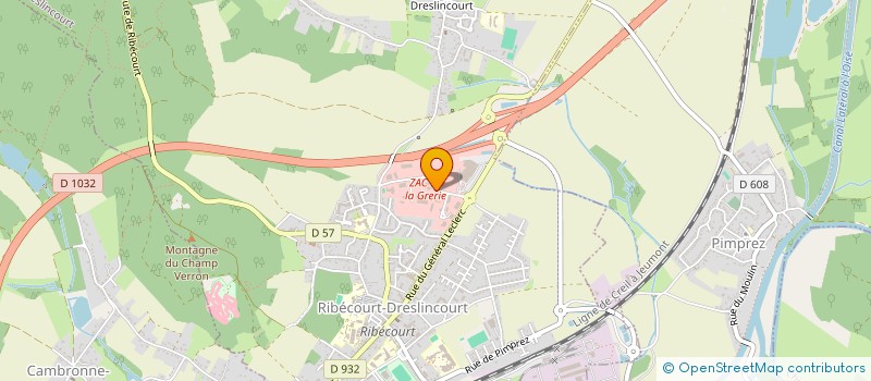 localisation de l'entreprise SCI LAVAIRE  RIBECOURT-DRESLINCOURT