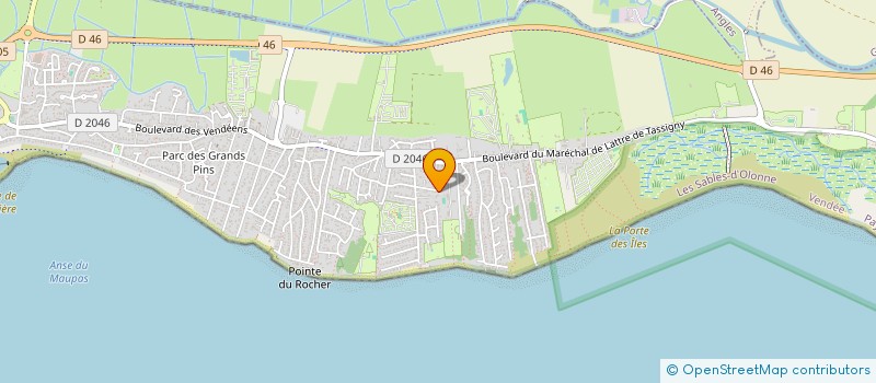 localisation de l'entreprise SCI LAVAL à LA TRANCHE-SUR-MER