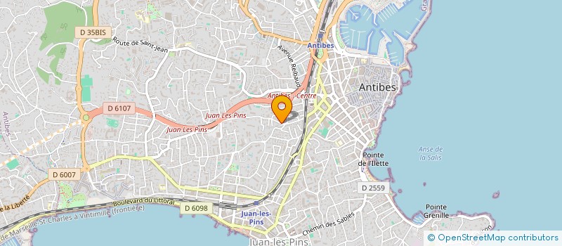 localisation de l'entreprise SCI LAVAL 4 à ANTIBES