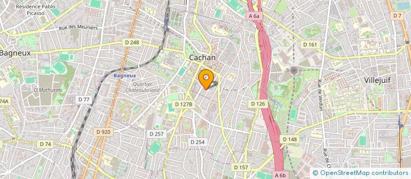 localisation de l'entreprise SCI LAVAL  CACHAN