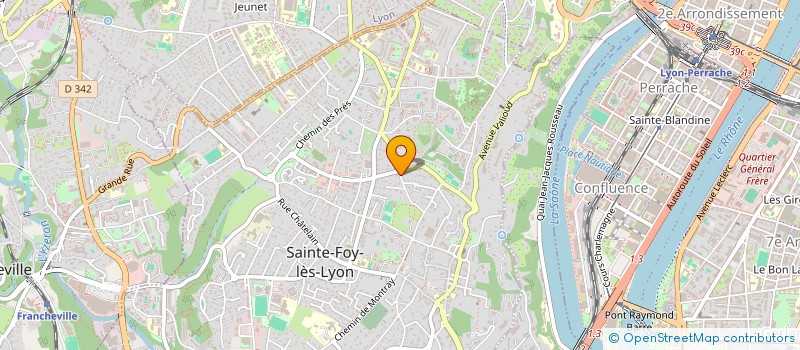 localisation de l'entreprise SCI LAVAL  SAINTE-FOY-LES-LYON