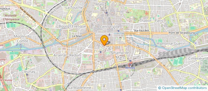 localisation de l'entreprise SCI LAVAL BURON  RENNES