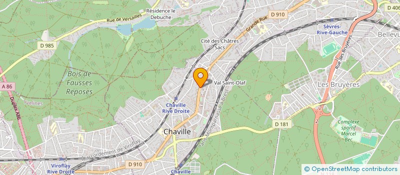 localisation de l'entreprise SCI LAVALA 880  CHAVILLE