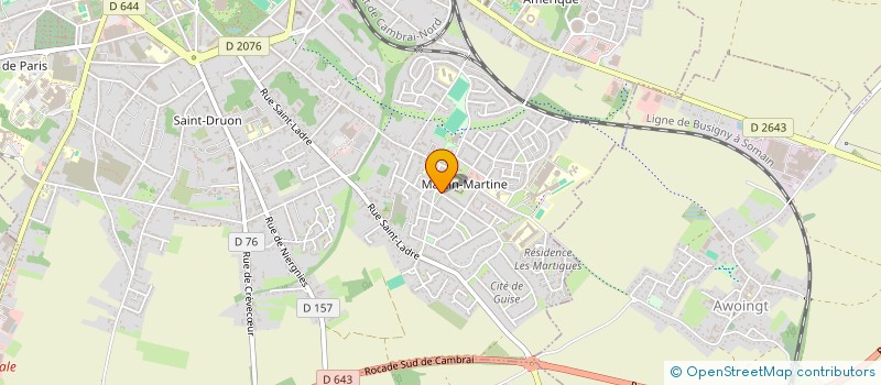 localisation de l'entreprise SCI LAVALARD à CAMBRAI