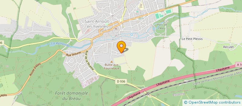 localisation de l'entreprise SCI LAVALETTE  SAINT-ARNOULT-EN-YVELINES