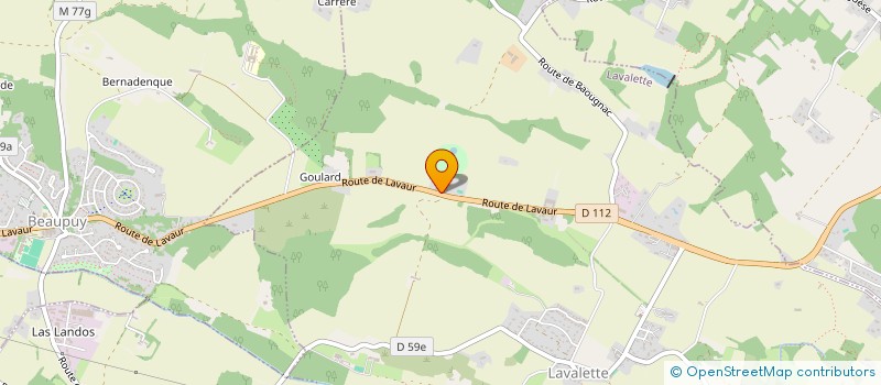localisation de l'entreprise SCI LAVALETTE  LAVALETTE