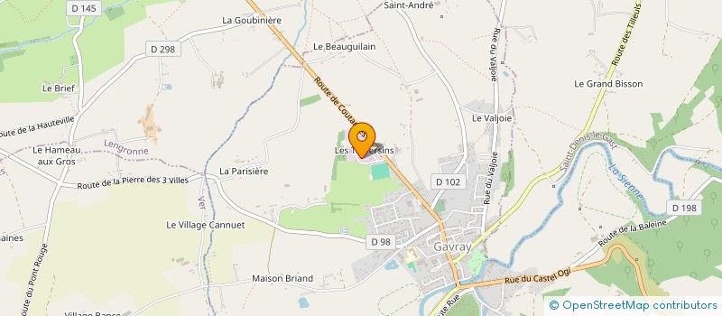 localisation de l'entreprise SCI LAVALLEY  GAVRAY-SUR-SIENNE