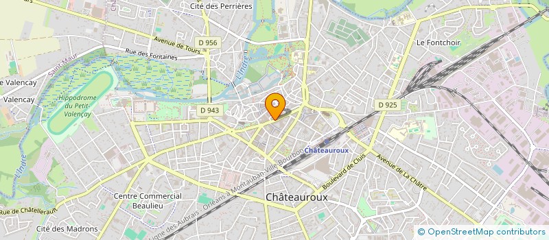 localisation de l'entreprise SCI LAVANDE  CHATEAUROUX
